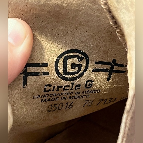 Circle G by Corral Copper Cut Out Booties Womens size 7.5 - Picture 6 of 11